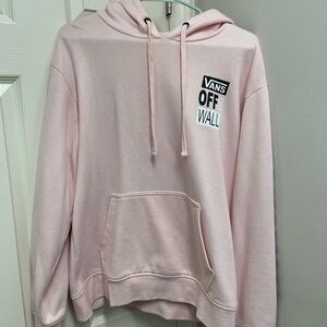 Vans Light Pink Hoodie with Logo